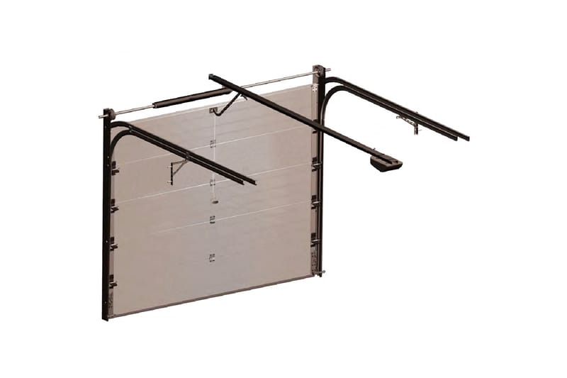 Garageport med motor 2,5 m - Vit - Hus & renovering - Garage & verkstad - Garageportar - Fjärrkontroll garageport