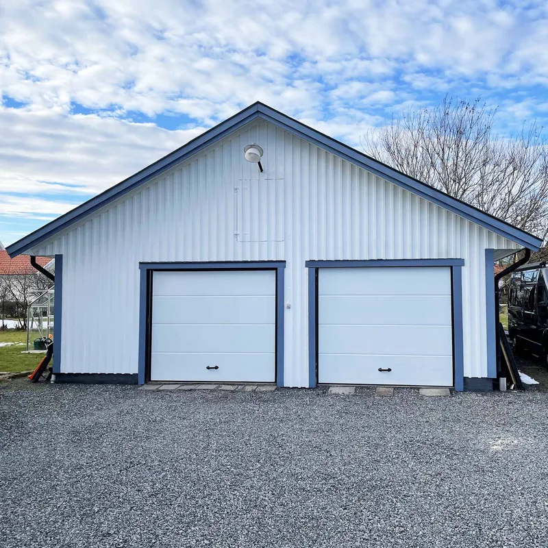 Garageport med motor 2,4 m, undefined