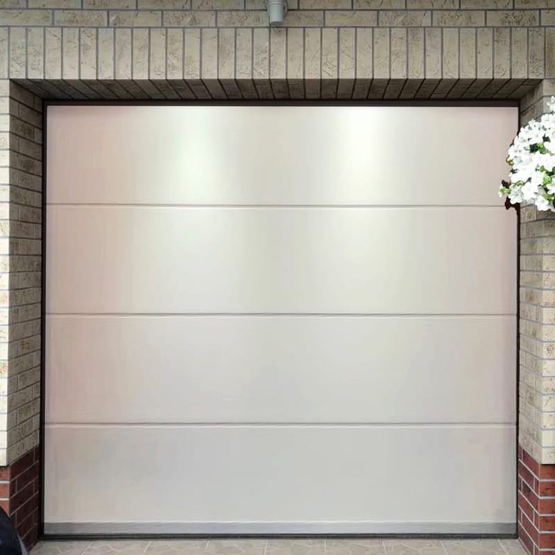 Garageport med motor 2,4 m - Hus & renovering - Garage & verkstad - Garageportar - Fjärrkontroll garageport