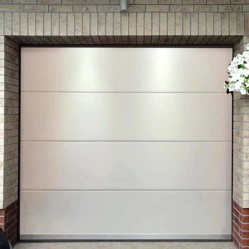 Garageport med motor 2,4 m - Hus & renovering - Garage & verkstad - Garageportar - Fjärrkontroll garageport