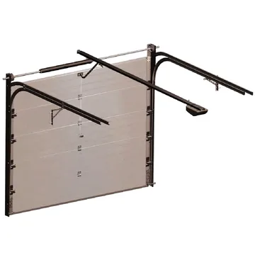 Garageport med motor 2,5 m - Vit - Hus & renovering - Garage & verkstad - Garageportar