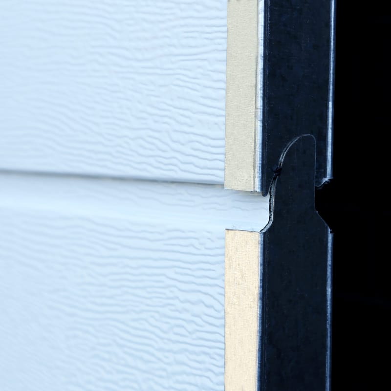 Taksjutport med motor 2,4 m - Hus & renovering - Garage & verkstad - Garageportar - Takskjutport