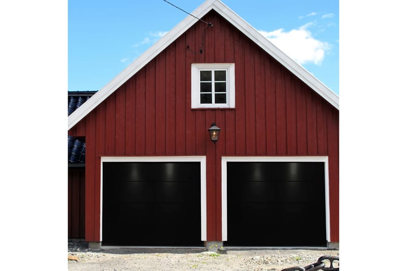 Taksjutport med motor 2,4 m - Hus & renovering - Garage & verkstad - Garageportar - Takskjutport