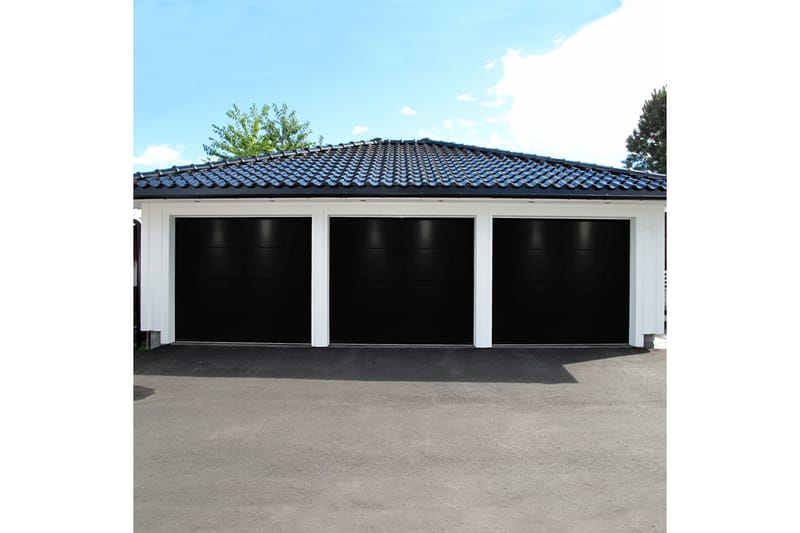 Taksjutport med motor 2,4 m - Hus & renovering - Garage & verkstad - Garageportar - Takskjutport