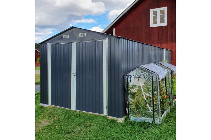 Plåtgarage 18m² Komplett Byggsats - Hus & renovering - Garage & verkstad - Garagehus