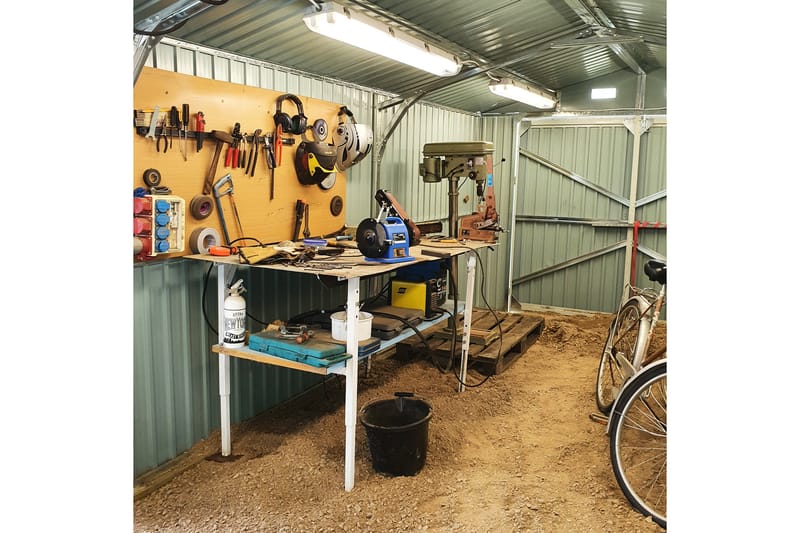 Plåtgarage 18m² Komplett Byggsats - Hus & renovering - Garage & verkstad - Garagehus