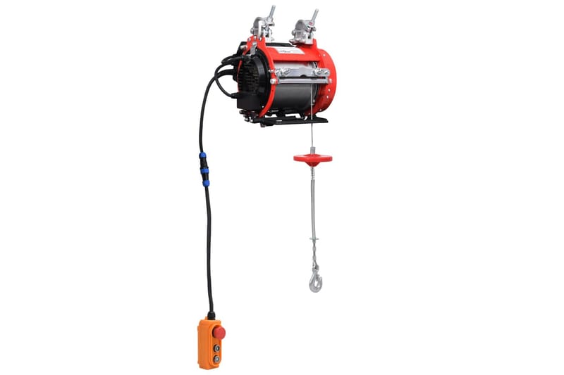Elektrisk vinsch 500 kg 230 V - Röd - Hus & renovering - Garage & verkstad - Garageinredning & garageförvaring