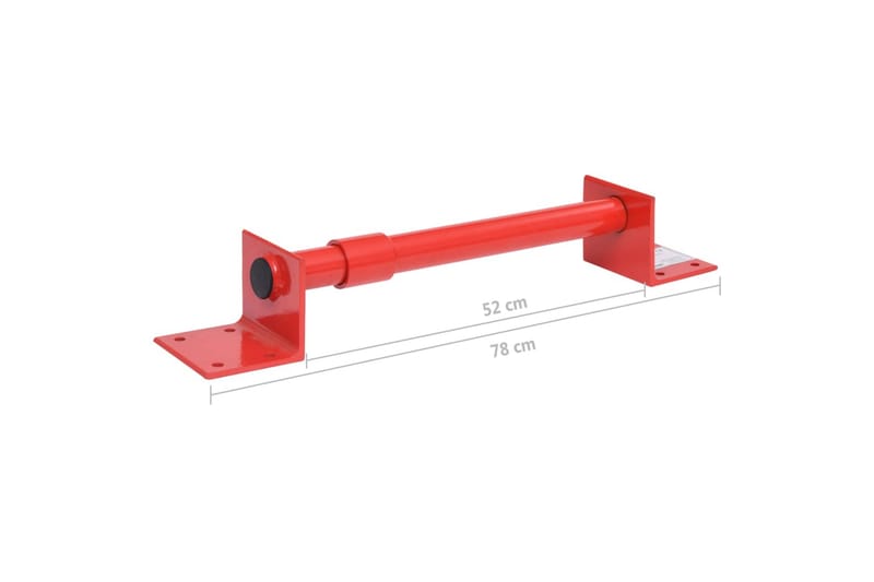 Väggkonsol för svängarm 78 cm - Röd - Hus & renovering - Garage & verkstad - Garageinredning & garageförvaring