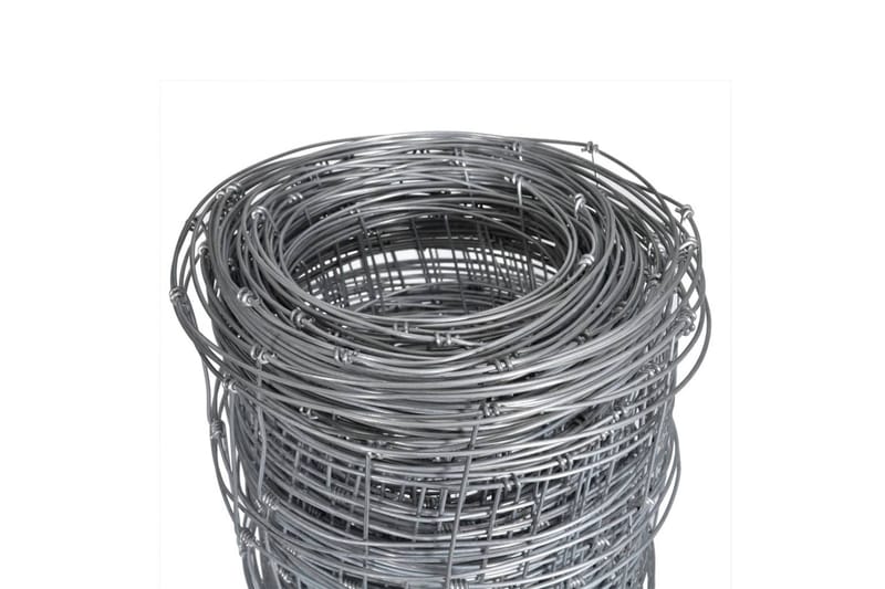 Fårstängsel galvaniserat stål 50x1,5 m silver - Silver - Hus & renovering - Insynsskydd & inhägnad - Stängsel