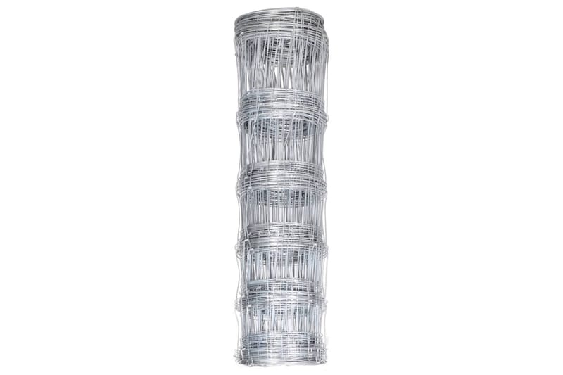 Fårstängsel galvaniserat stål silver 50x0,8 m - Silver - Hus & renovering - Insynsskydd & inhägnad - Stängsel