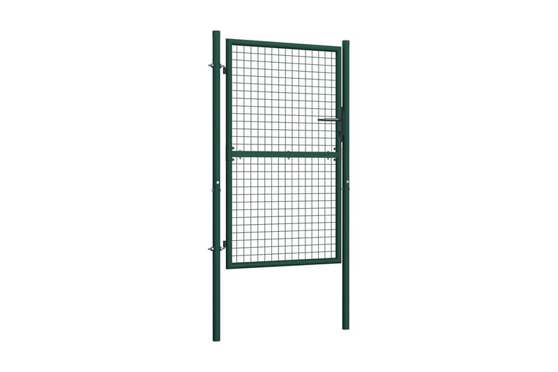 Grind stål 100x175 cm grön - Grön - Smidesgrind & järngrind - Grind utomhus