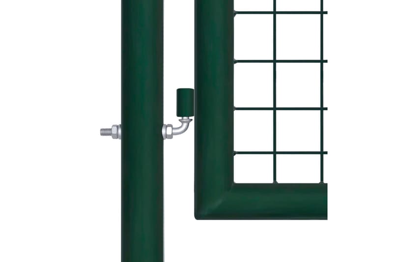 Grind stål 100x200 cm grön - Grön - Smidesgrind & järngrind - Grind utomhus