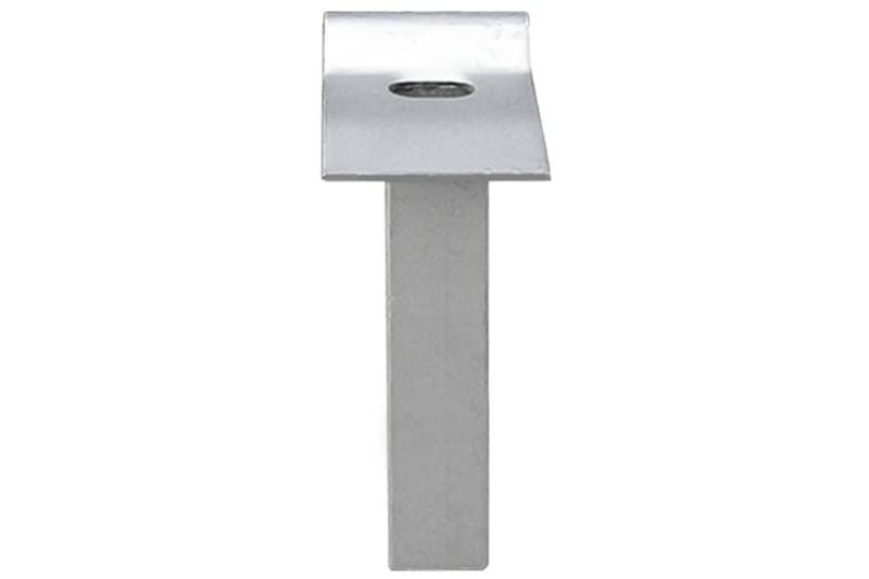 Nätgrind för trädgård galvaniserat stål 289x125 cm grå - Grå - Hus & renovering - Insynsskydd & inhägnad - Grind