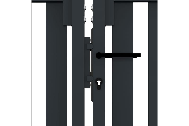 Stängselgrind dubbel stål 306x250 cm antracit - Grå - Hus & renovering - Insynsskydd & inhägnad - Grind