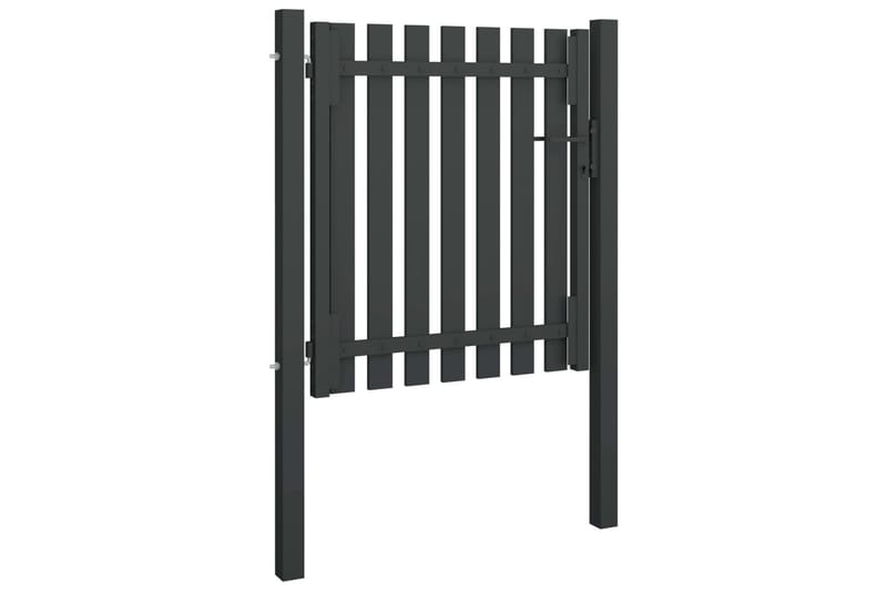 Trädgårdsgrind stål 1x1,25 m antracit - Antracit - Hus & renovering - Insynsskydd & inhägnad - Grind