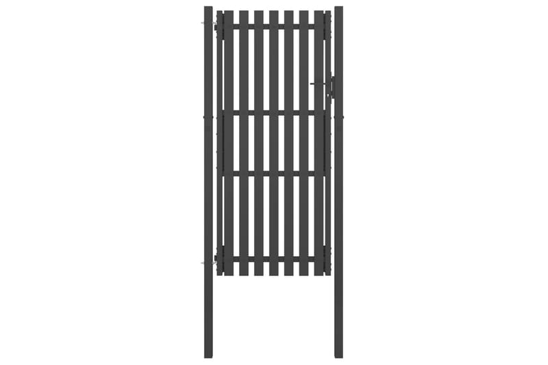 Trädgårdsgrind stål 1x2,5 m antracit - Antracit - Hus & renovering - Insynsskydd & inhägnad - Grind