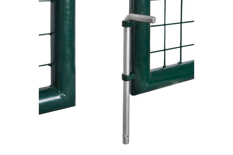 Trädgårdsgrind stål 306x150 cm grön - Grön - Hus & renovering - Insynsskydd & inhägnad - Grind