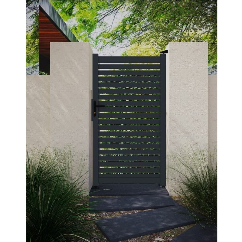 Grind till insynsskydd Valter | 1000x1795mm  | Mörkgrå, undefined