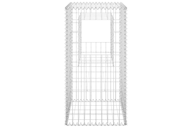 Gabionkorg stolpform 50x50x100 cm järn - Silver - Gabion