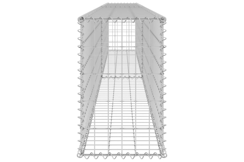 Gabionmur i galvaniserat stål 300x30x50 cm - Silver - Gabion