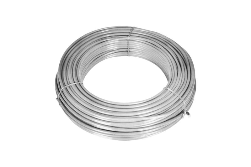 Flätverksstängsel med stolpar galvaniserat stål 15x1,5 m - Silver - Hus & renovering - Insynsskydd & inhägnad - Staket