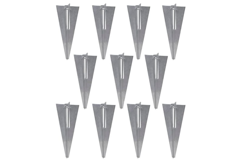 Flätverksstängsel med stolpar galvaniserat stål 25x1,5 m - Silver - Hus & renovering - Insynsskydd & inhägnad - Staket