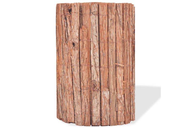 Stängsel bark 1000x50 cm - Brun - Trädgårdsstängsel & panelstängsel