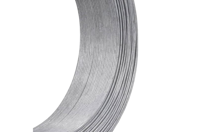 Stagtråd 250 m 3,8 mm stål - Silver - Stängseltråd