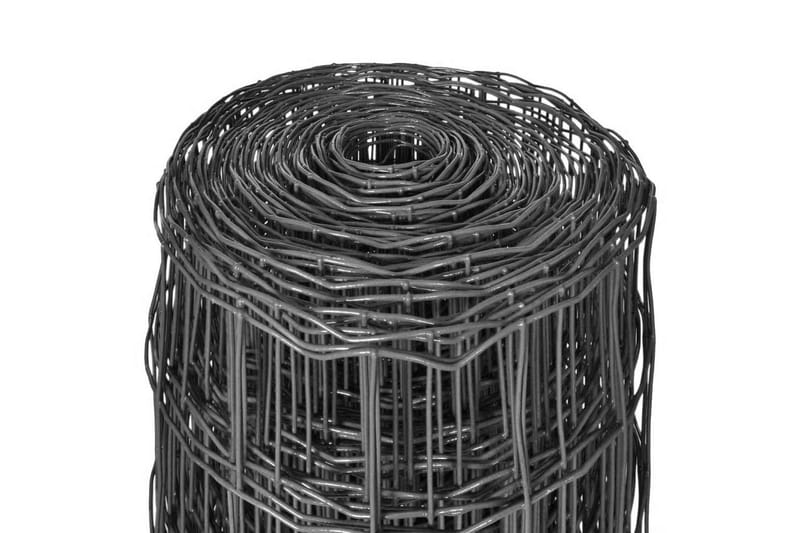 Eurofence stål 10x0,8 m grå - Grå - Hus & renovering - Insynsskydd & inhägnad - Stängsel