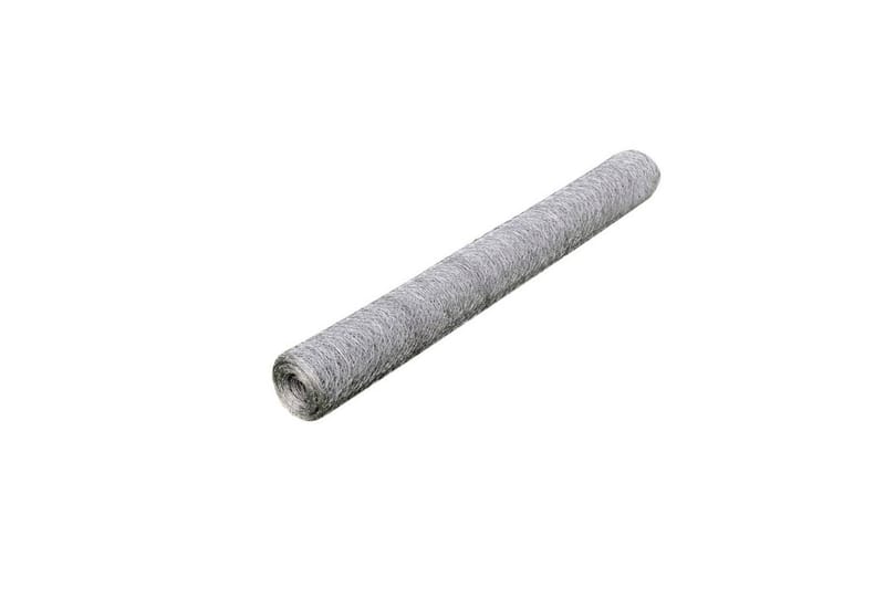 Hönsnät galvaniserat stål 25x0,5 m silver - Silver - Hus & renovering - Insynsskydd & inhägnad - Stängsel
