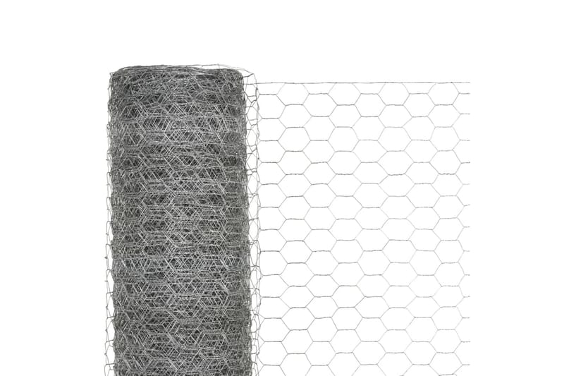 Hönsnät galvaniserat stål 25x1,5 m silver - Silver - Hus & renovering - Insynsskydd & inhägnad - Stängsel