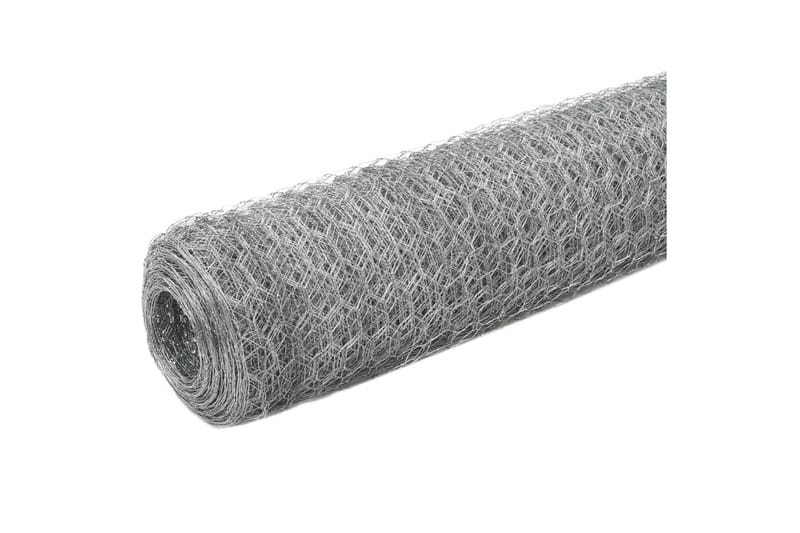 Hönsnät galvaniserat stål 25x1,5 m silver - Silver - Hus & renovering - Insynsskydd & inhägnad - Stängsel