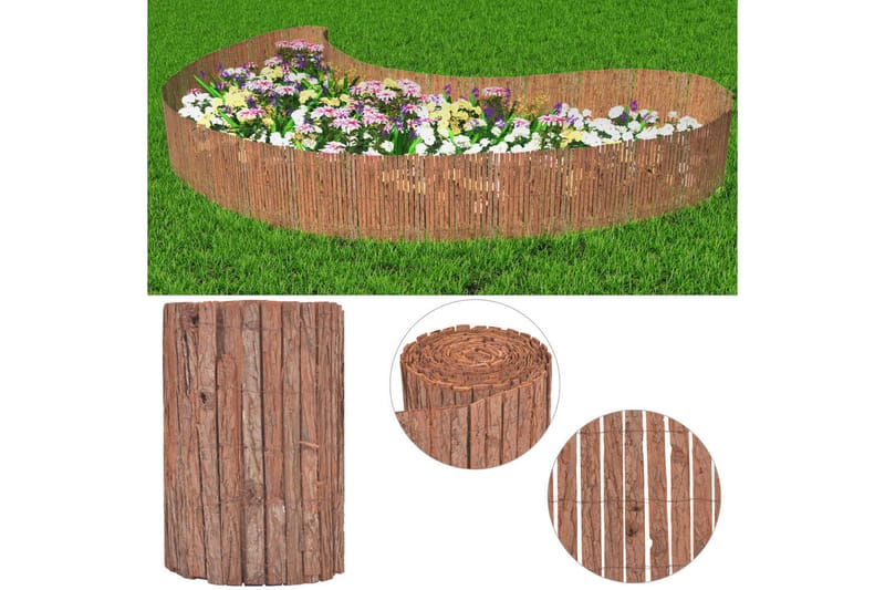 Stängsel bark 1000x50 cm - Brun - Hus & renovering - Insynsskydd & inhägnad - Stängsel