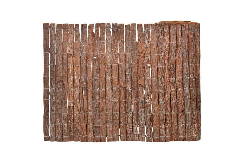 Barkstaket 1000x70 cm - Brun - Hus & renovering - Insynsskydd & inhägnad - Staket