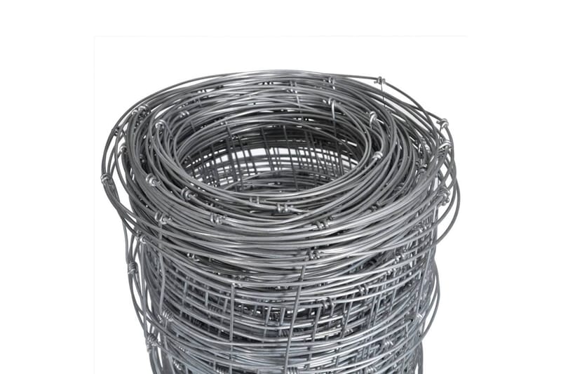 Fårstängsel galvaniserat stål silver 50x1,6 m - Silver - Hus & renovering - Insynsskydd & inhägnad - Staket