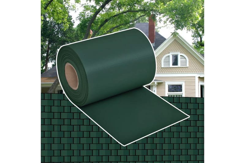 Insynsskydd för trädgården PVC 70x0,19 m grön - Grön - Plaststaket