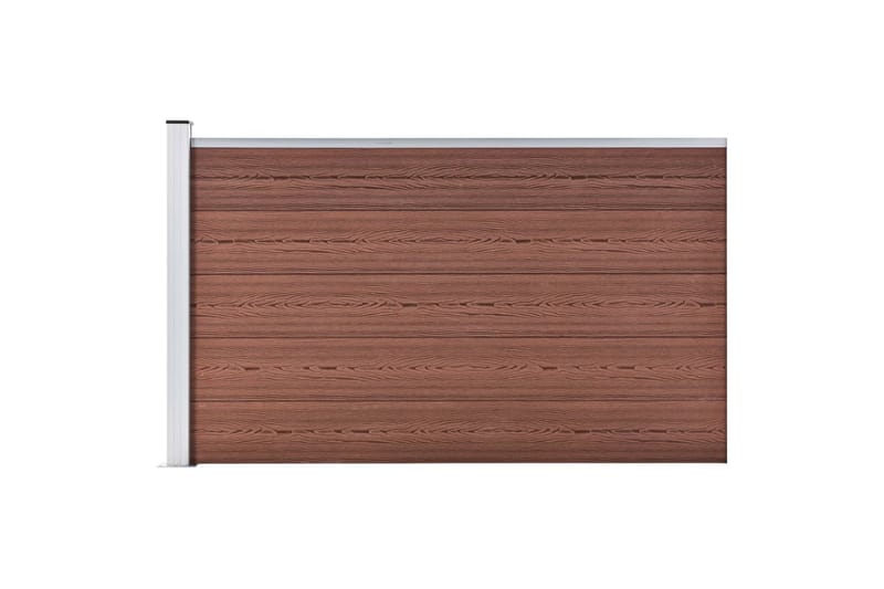 Staketpanel WPC 175x105 cm brun - Brun - Hus & renovering - Insynsskydd & inhägnad - Staket