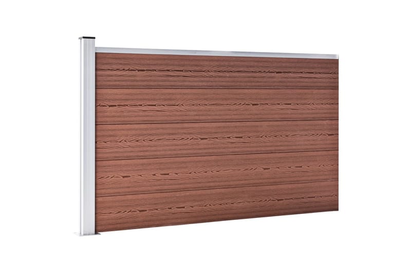 Staketpanel WPC 175x105 cm brun - Brun - Hus & renovering - Insynsskydd & inhägnad - Staket