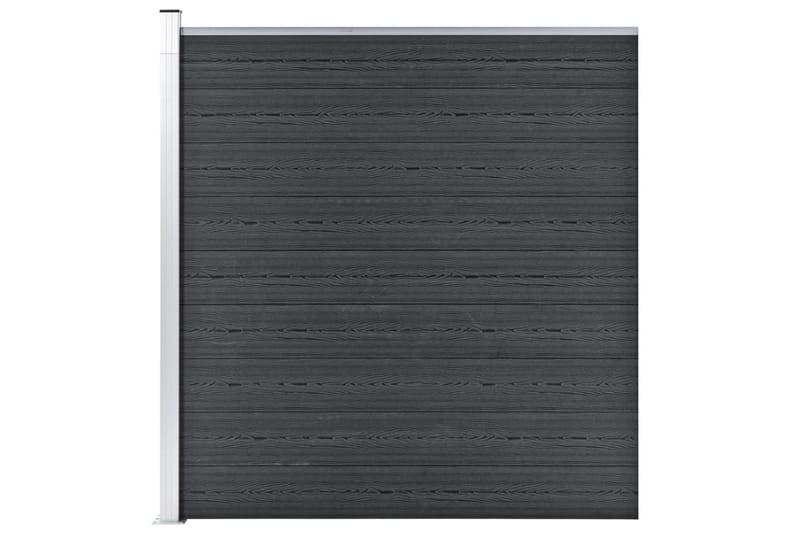 Staketpanel WPC 175x186 cm grå - Grå - Hus & renovering - Insynsskydd & inhägnad - Staket