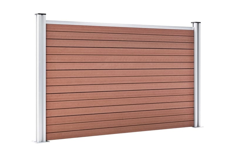 Staketpanel WPC 180x105 cm brun - Brun - Hus & renovering - Insynsskydd & inhägnad - Staket