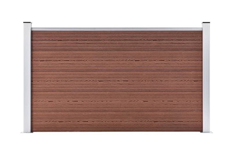 Staketpanel WPC 180x105 cm brun - Brun - Hus & renovering - Insynsskydd & inhägnad - Staket