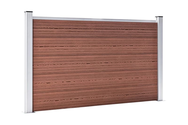 Staketpanel WPC 180x105 cm brun - Brun - Hus & renovering - Insynsskydd & inhägnad - Staket
