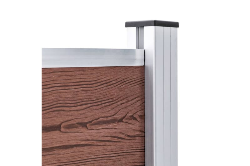 Staketpanel WPC 699x106 cm brun - Brun - Hus & renovering - Insynsskydd & inhägnad - Staket