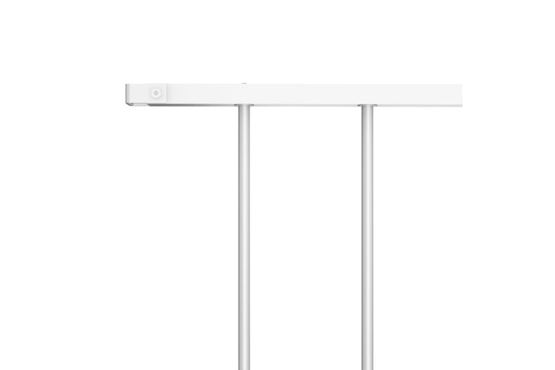 Staketpanel pulverlackerat stål 1,7x0,75 m vit - Vit - Hus & renovering - Insynsskydd & inhägnad - Staket
