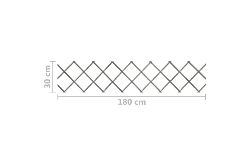 Spaljéstaket 5 st granträ 180x30 cm - Grå - Hus & renovering - Insynsskydd & inhägnad - Staket