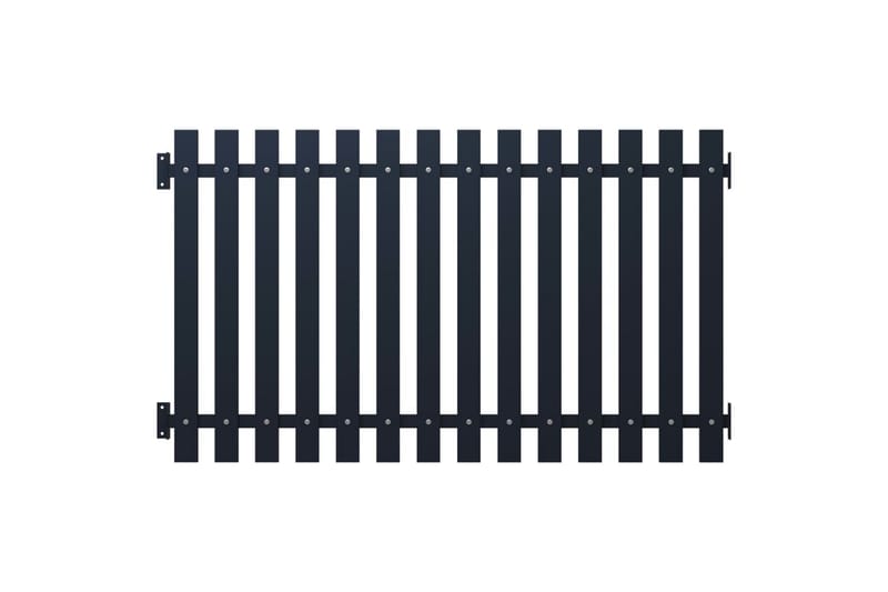 Staketpanel antracit 170,5x75 cm pulverlackerat stål - Antracit - Hus & renovering - Insynsskydd & inhägnad - Staket