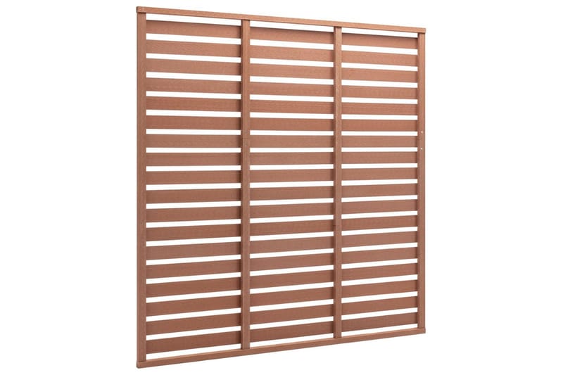 Staketpanel WPC 180x180 cm brun - Brun - Hus & renovering - Insynsskydd & inhägnad - Staket