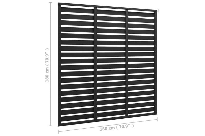 Staketpanel WPC 180x180 cm svart - Svart - Hus & renovering - Insynsskydd & inhägnad - Staket