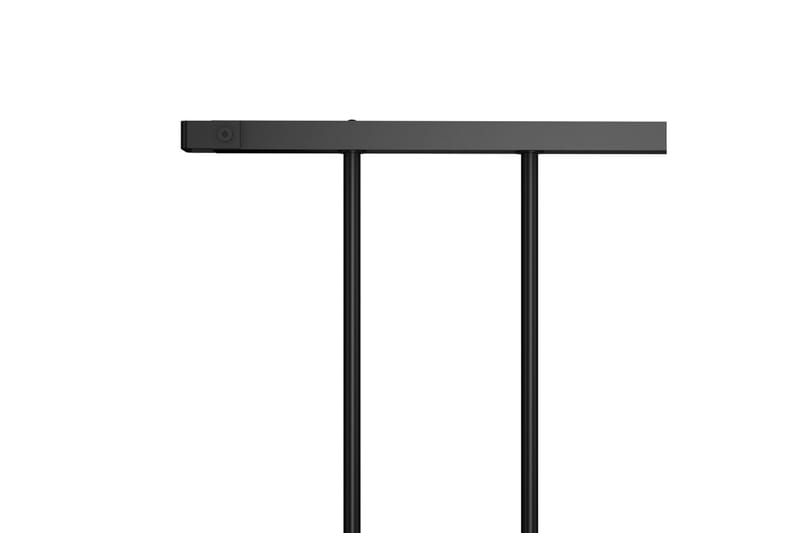 Staketpanel pulverlackerat stål 1,7x1 m svart - Svart - Hus & renovering - Insynsskydd & inhägnad - Staket