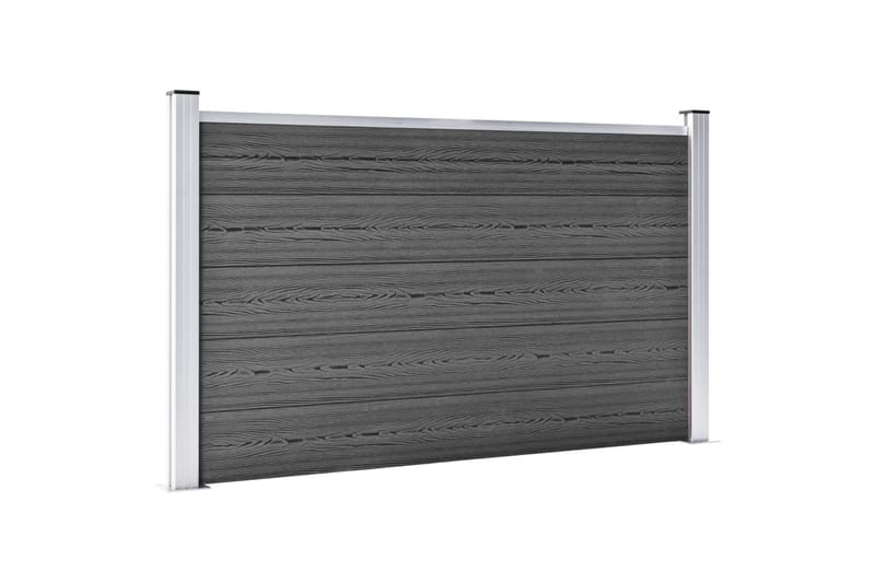 Staketpaneler WPC 353x105 cm svart - Svart - Hus & renovering - Insynsskydd & inhägnad - Staket